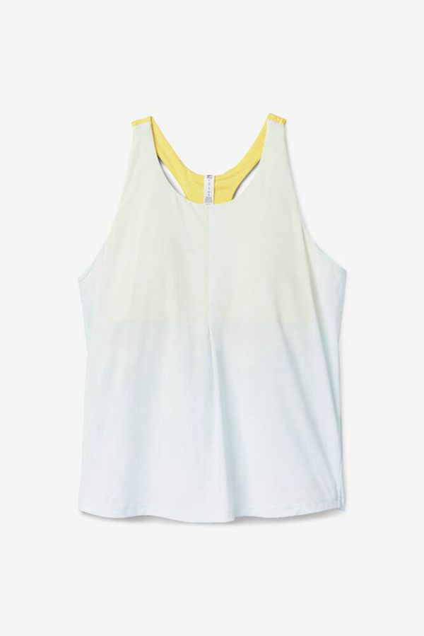 Tops De Alças Fila Mulher Laranja - Fila Tie Breaker Double Layer Racerback Tennis Portugal Online,N